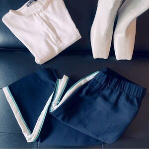 DANIEL CREMIEUX BLUE PANTS